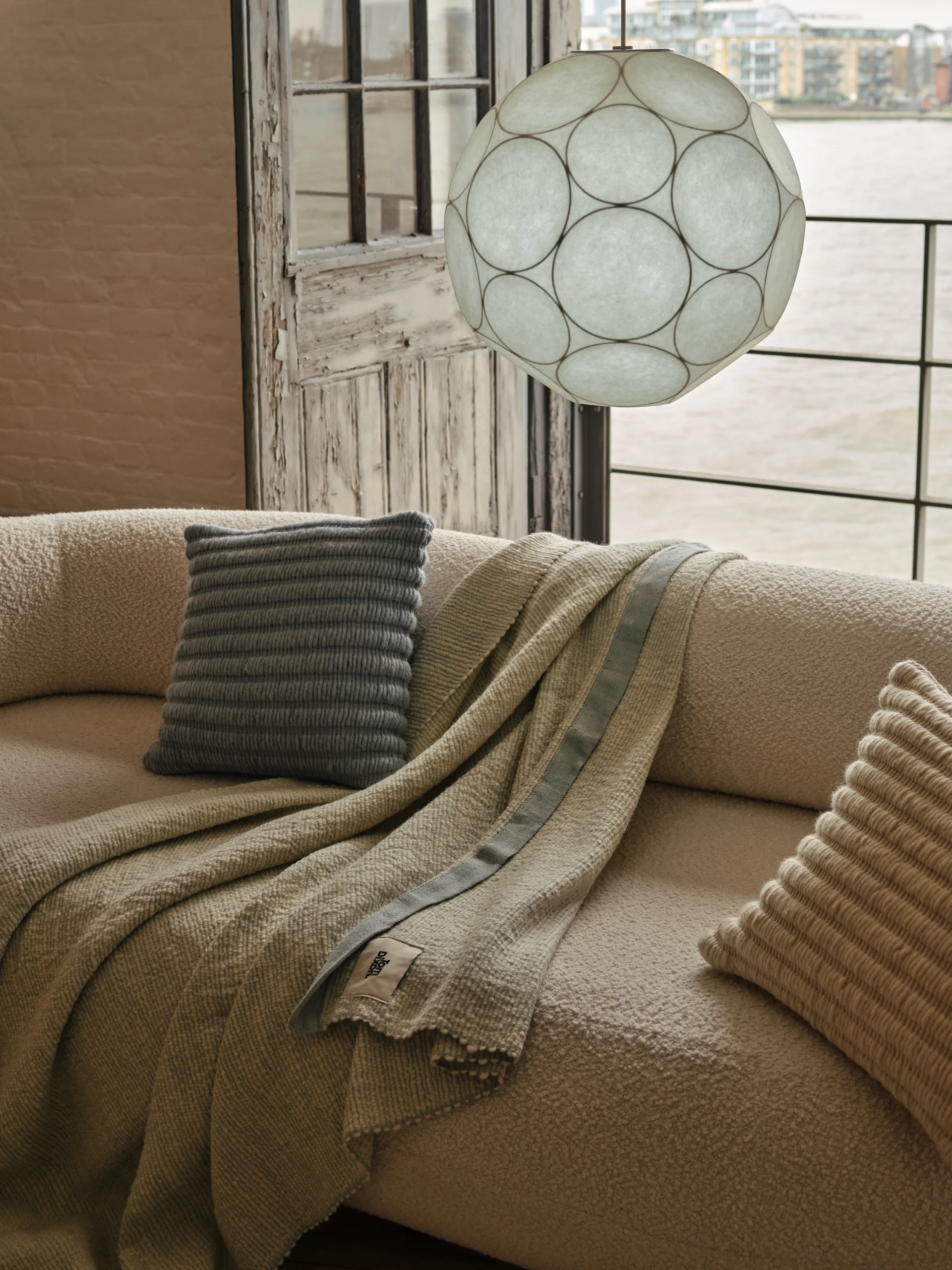 Thread viltti 140x180 cm, Sininen & valkoinen Tom Dixon