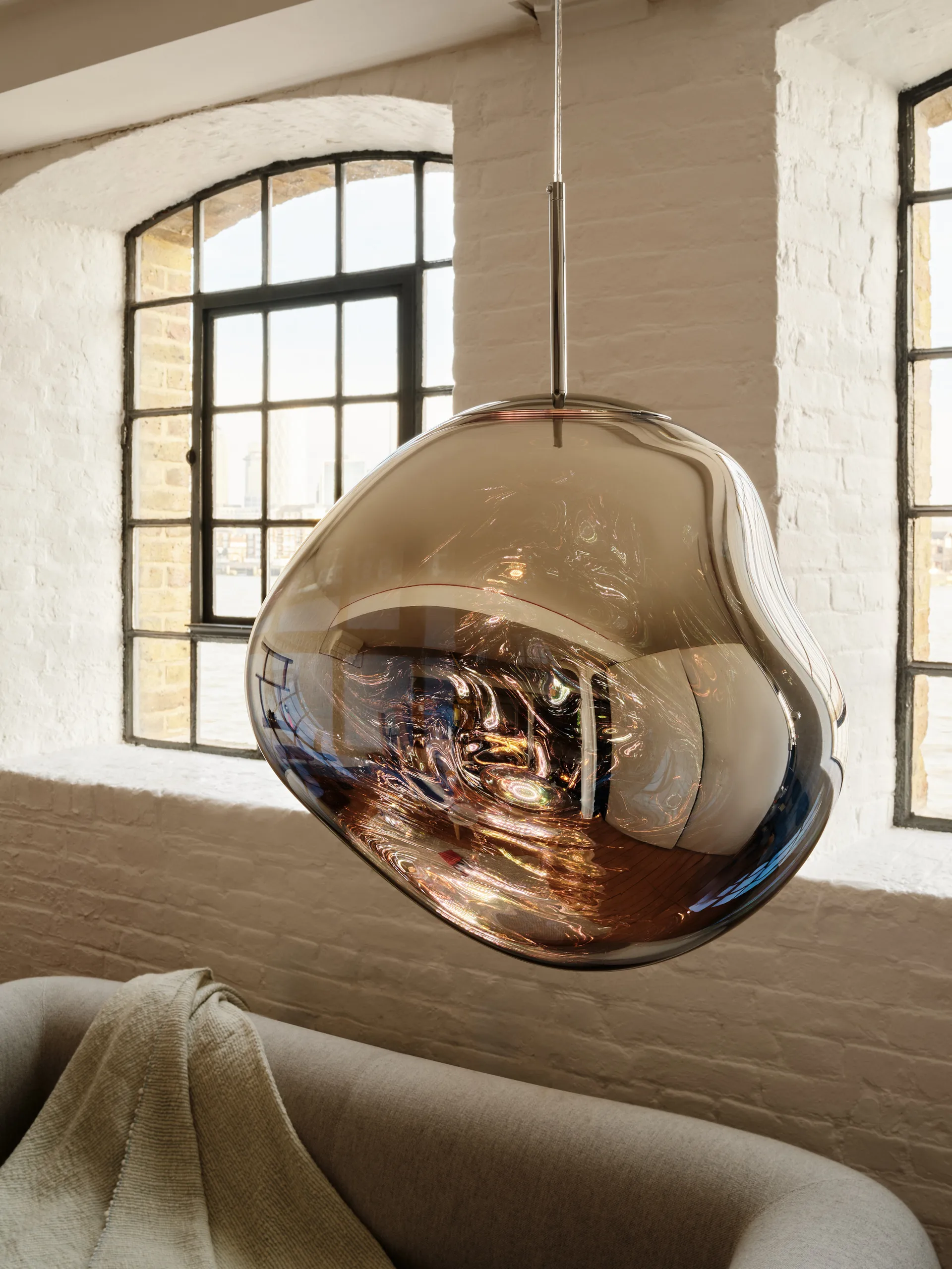 Thread viltti 140x180 cm, Sininen & valkoinen Tom Dixon