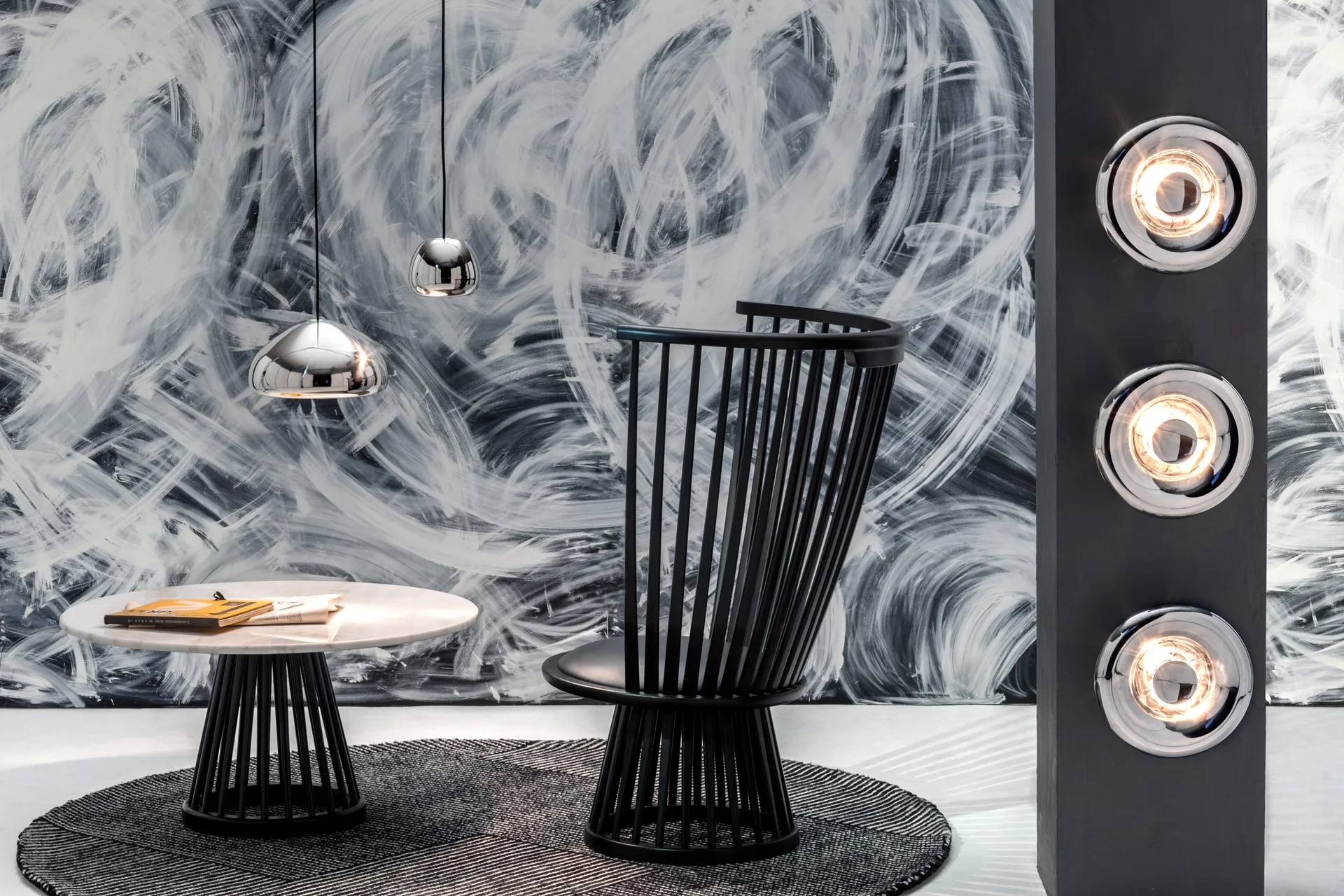 Void Surface seinävalo LED Ø30 cm, Ruostumaton teräs Tom Dixon