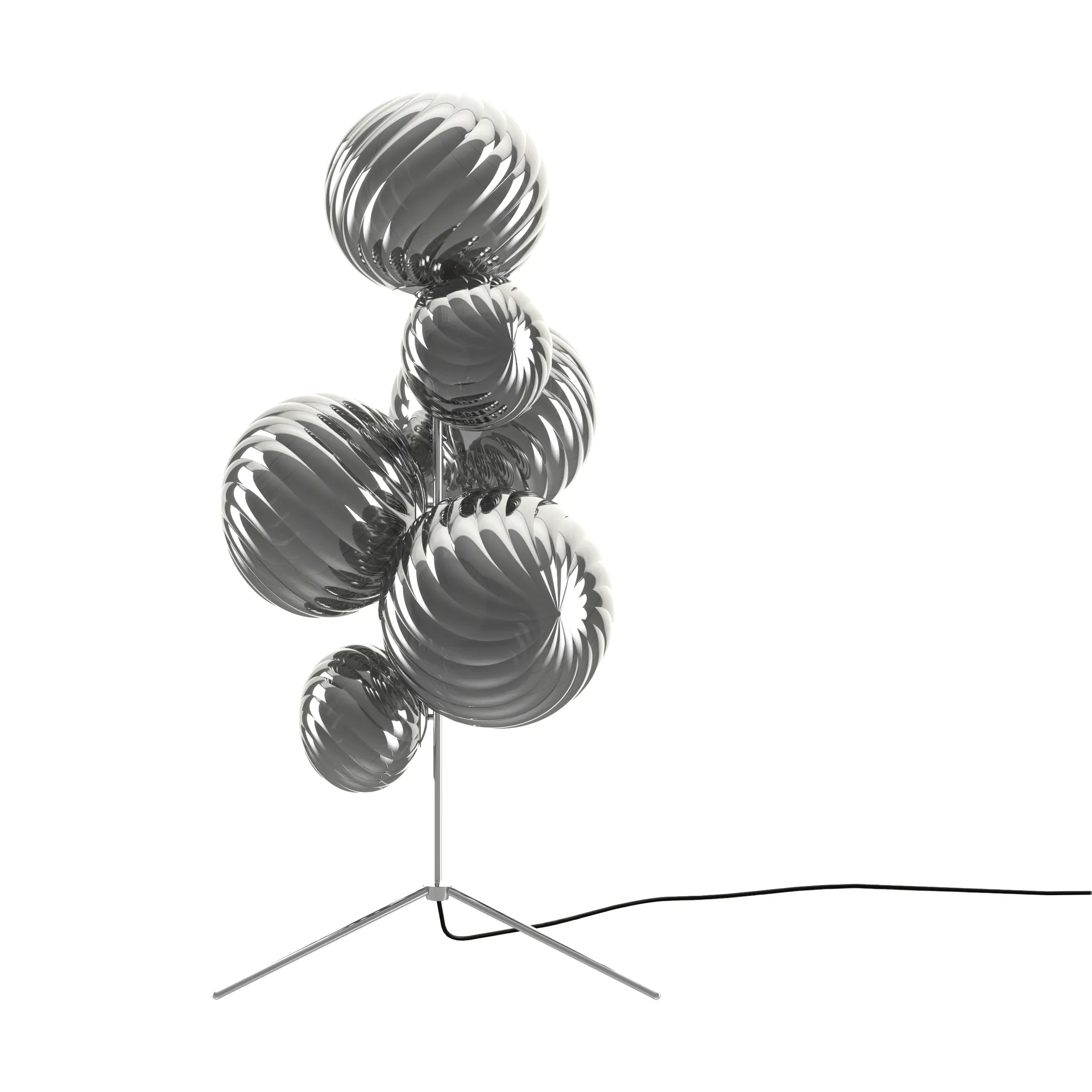Whirl chandelier lattiavalaisin, Hopea Tom Dixon