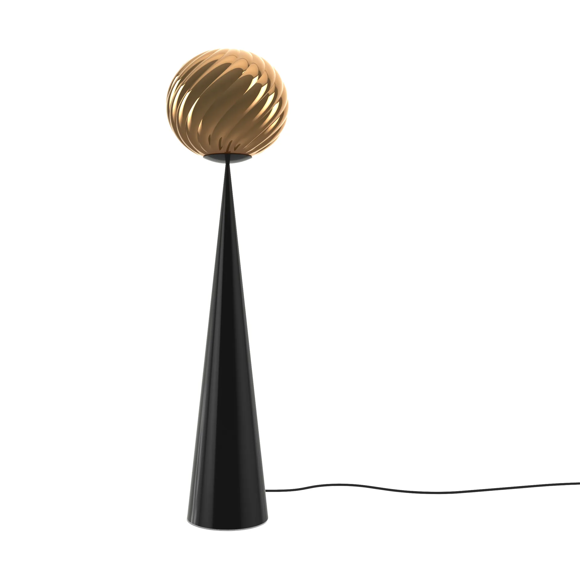Whirl cone fat lattiavalaisin, Kulta musta Tom Dixon