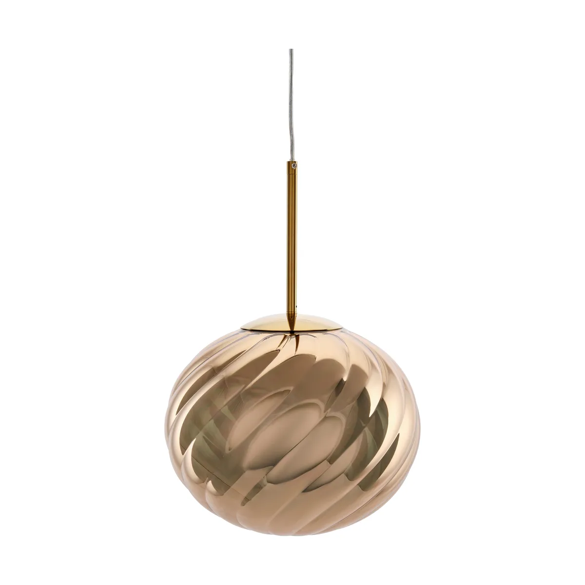 Tom Dixon Whirl-lamppu Ø30 cm lamppu Kulta