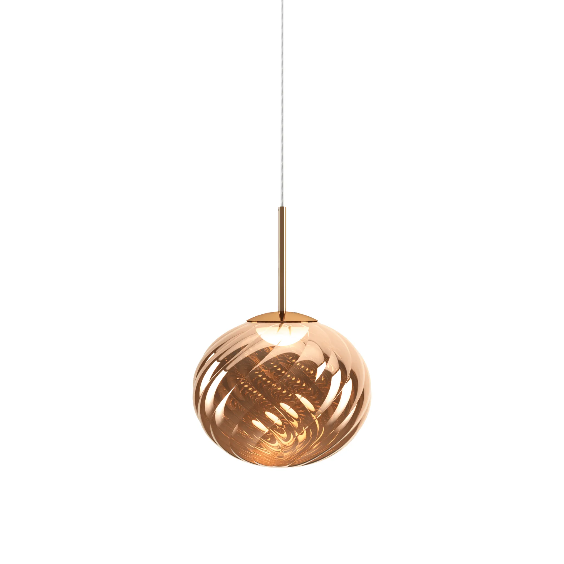 Whirl-lamppu Ø30 cm lamppu, Kupari Tom Dixon