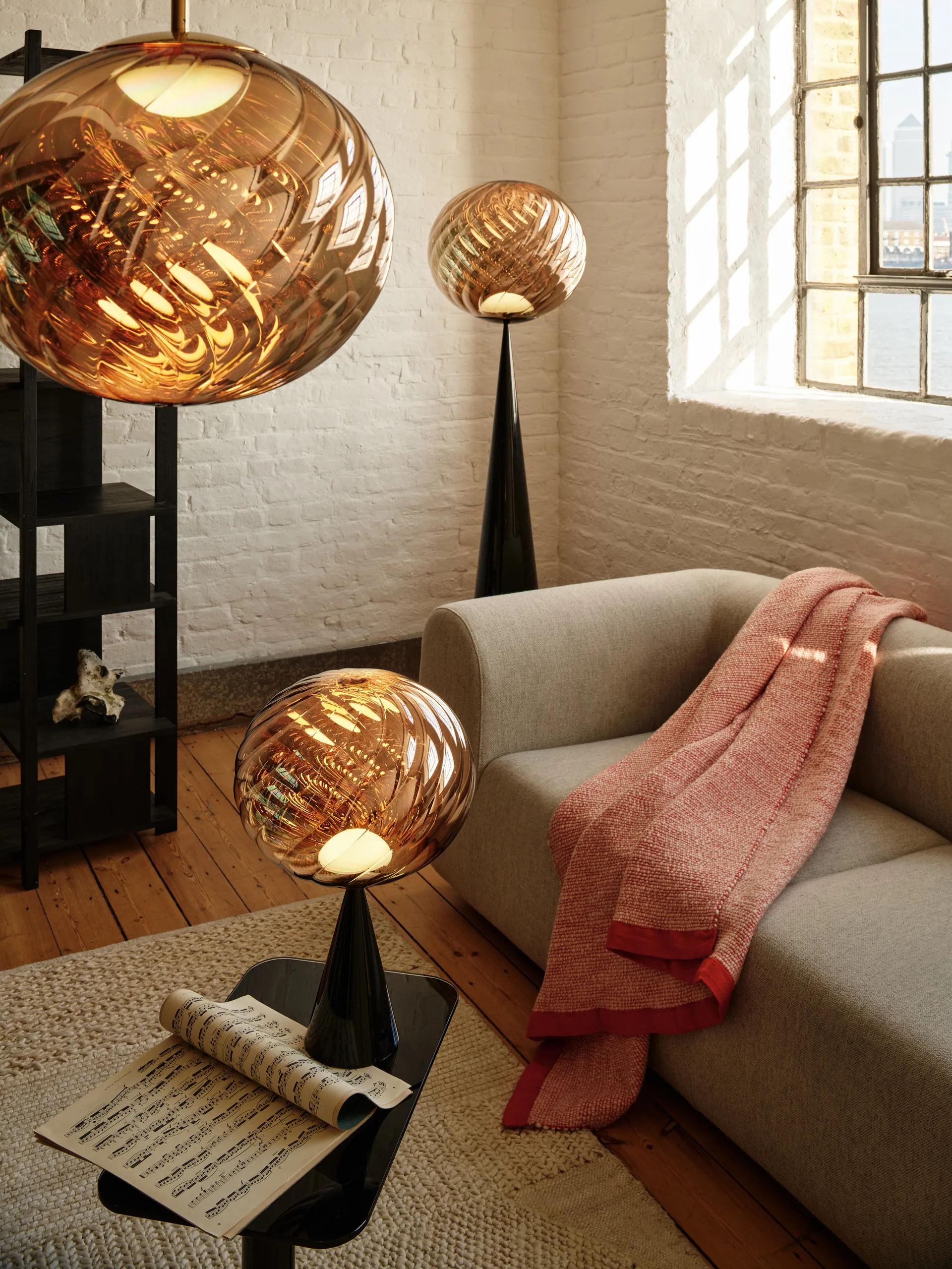 Whirl lamppu Ø45 cm, Kulta Tom Dixon