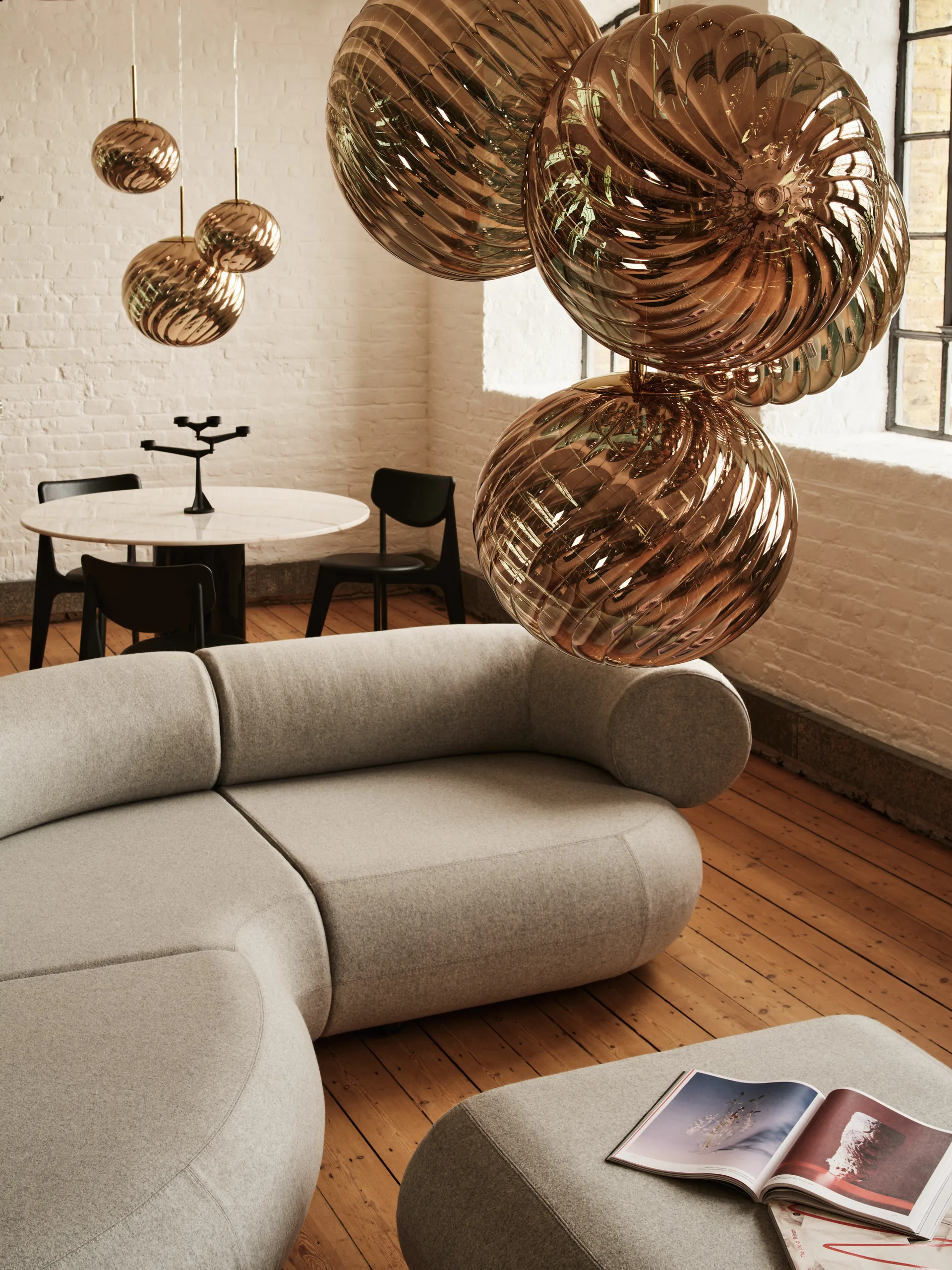 Whirl lamppu Ø45 cm, Kulta Tom Dixon