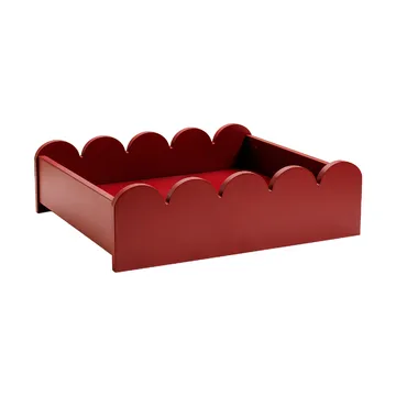 Bump tarjotin 35x41 cm - Burgundy - TÔNN furniture