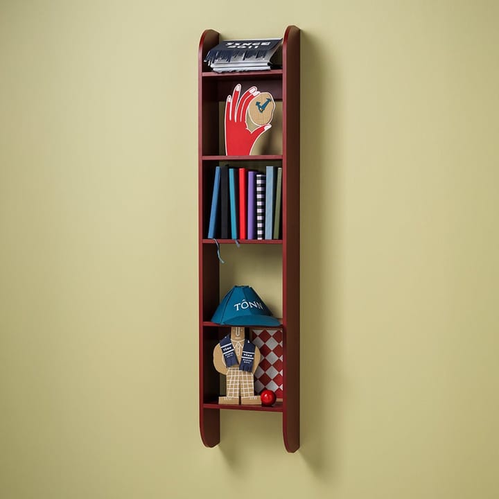 Flaneaur seinähylly 27x128 cm, Burgundy TÔNN furniture