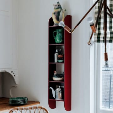 Flaneaur seinähylly 27x128 cm - Burgundy - TÔNN furniture