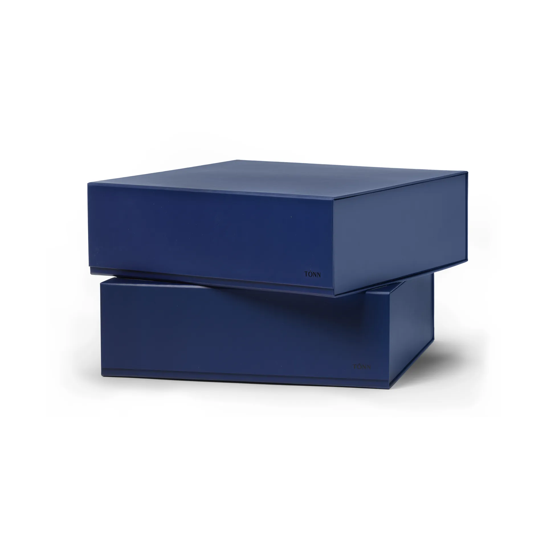 Pac box säilytyslaatikko, Keskiyönsininen, suuri 32,5×10,5×30 cm, 2‑pakkaus TÔNN furniture