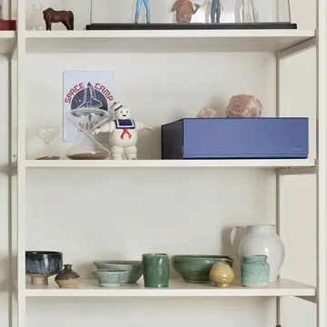 Pac box säilytyslaatikko - Keskiyönsininen, suuri 32,5×10,5×30 cm, 2‑pakkaus - TÔNN furniture