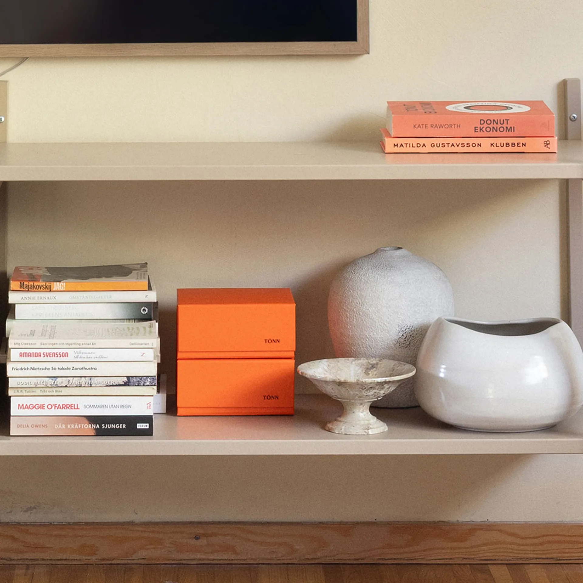 Pac box säilytyslaatikko, Tanskan punainen, pieni 11×10,5×16 cm, 2-pack TÔNN furniture