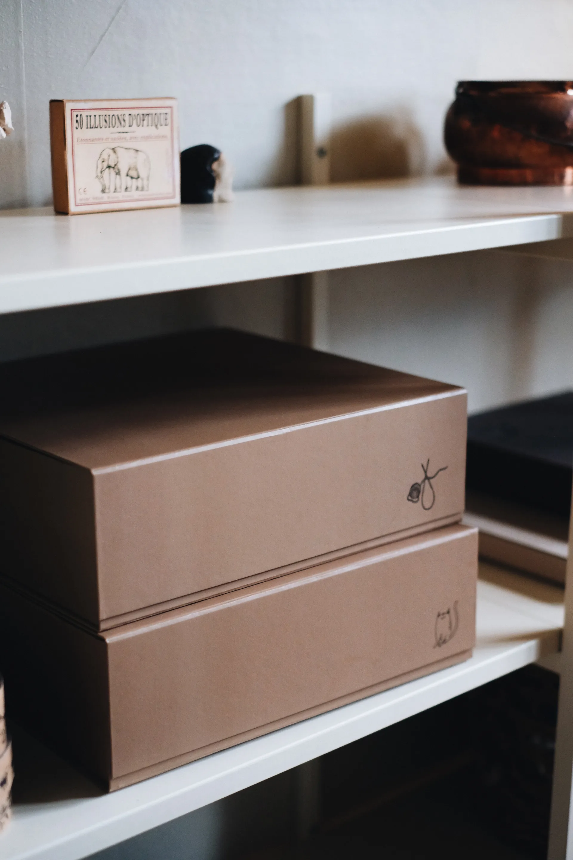 Pac box säilytyslaatikko, TÔNN x MAJASBOK Mocca, 32,5x10,5x30 cm, 2-pack TÔNN furniture