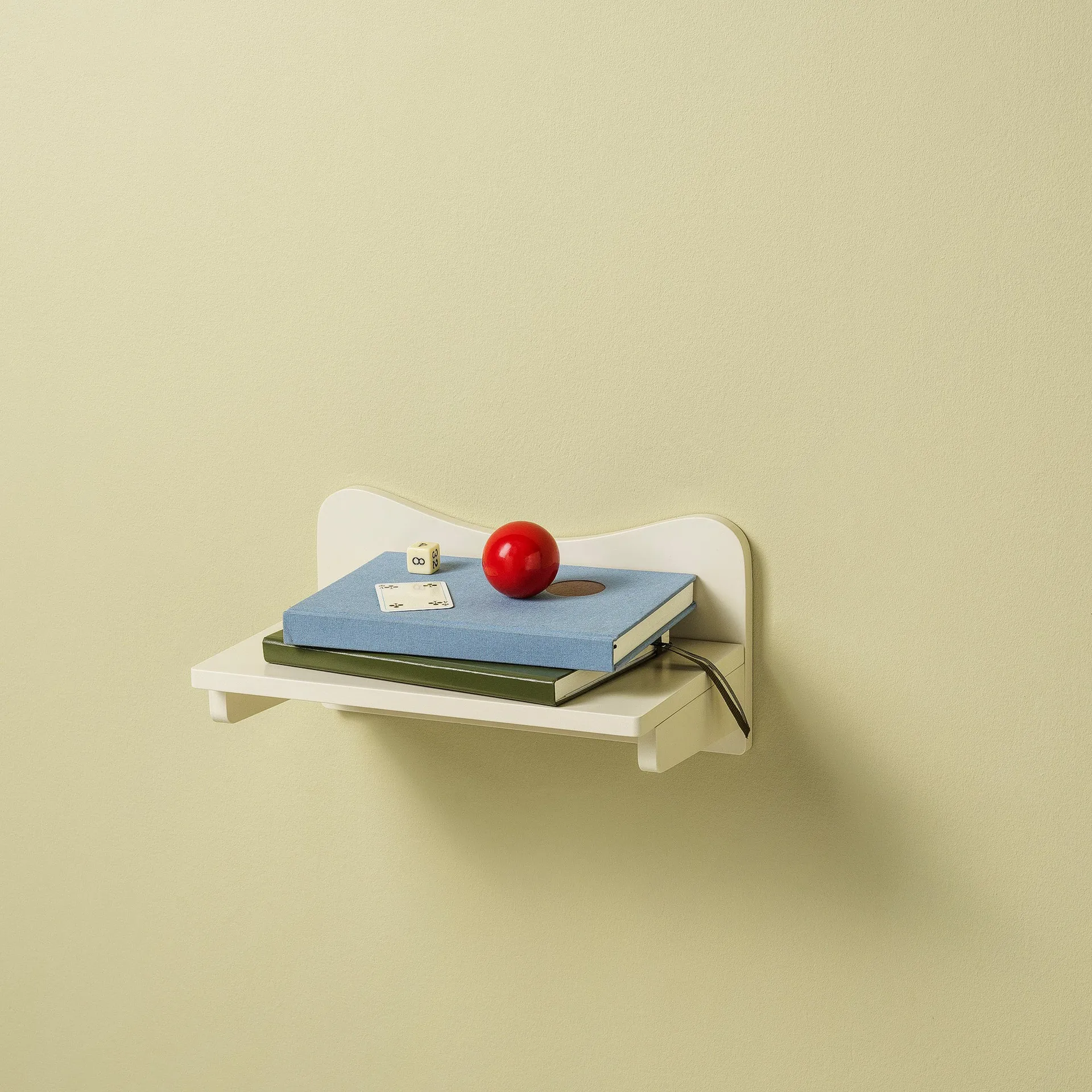 Patsy seinähylly 15x30 cm, Off-white TÔNN furniture