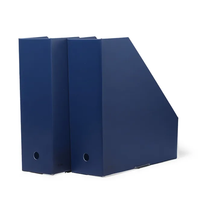 Pia lehtikotelо - Midnight blue, 10×31×30 cm, 2-pack - TÔNN furniture