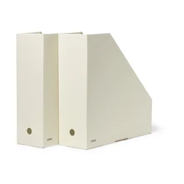 Pia lehtikotelо - Off-white, 10×31×30 cm, 2-pack - TÔNN furniture
