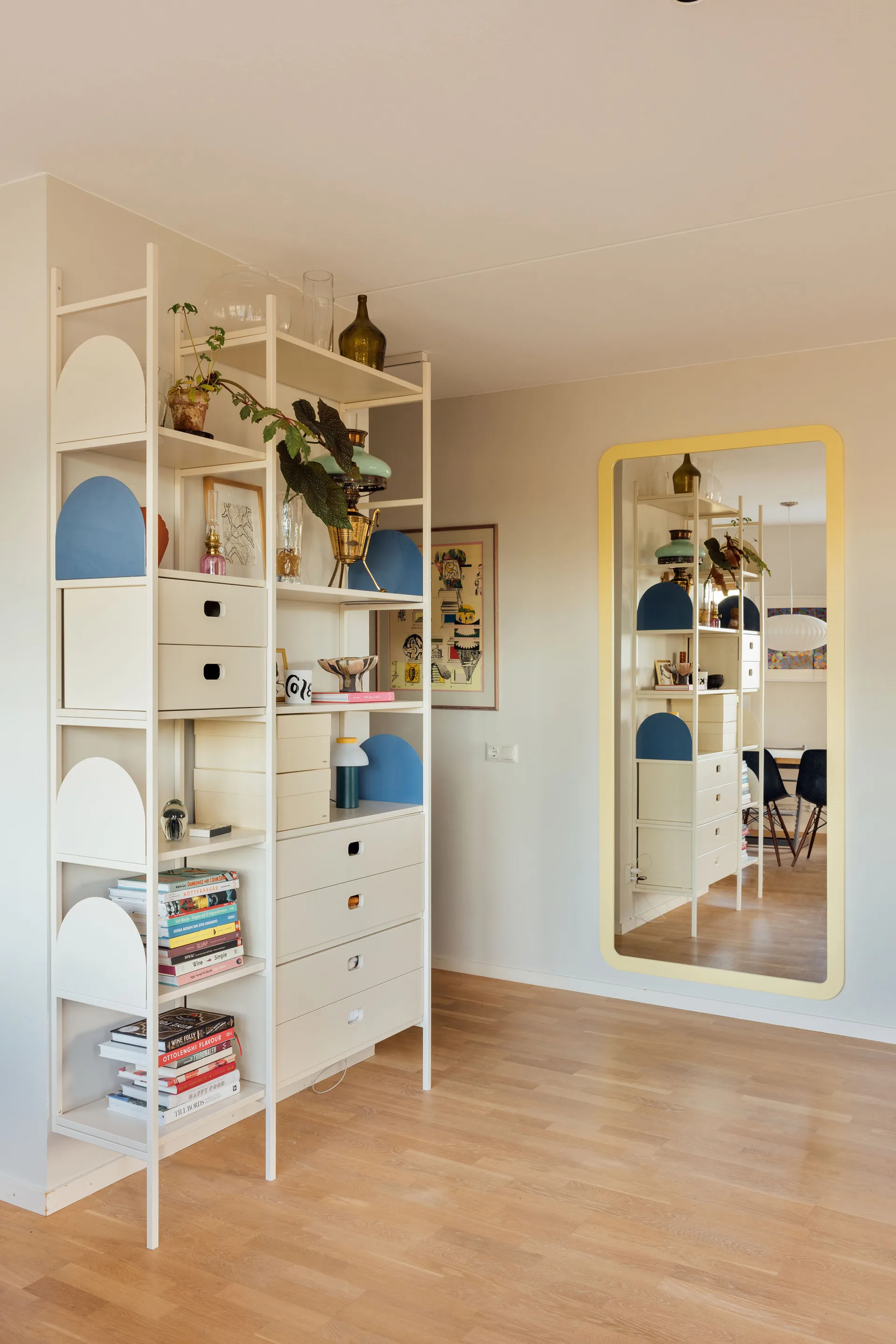Portal kirjahylly 123 cm - Off-white,  TÔNN furniture