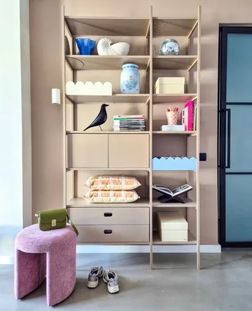 Portal-kirjahylly, Camel, 123 cm - TÔNN furniture