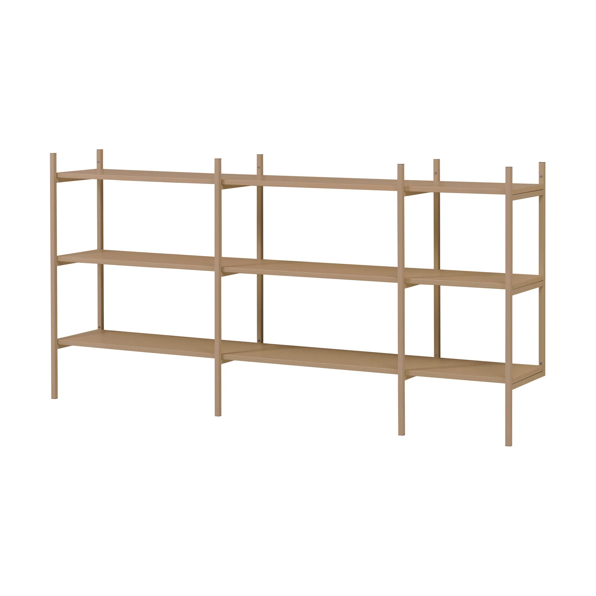 Portal-kirjahylly small, Camel, 201 cm TÔNN furniture