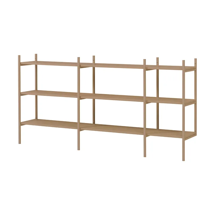 Portal-kirjahylly small, Camel, 201 cm - TÔNN furniture