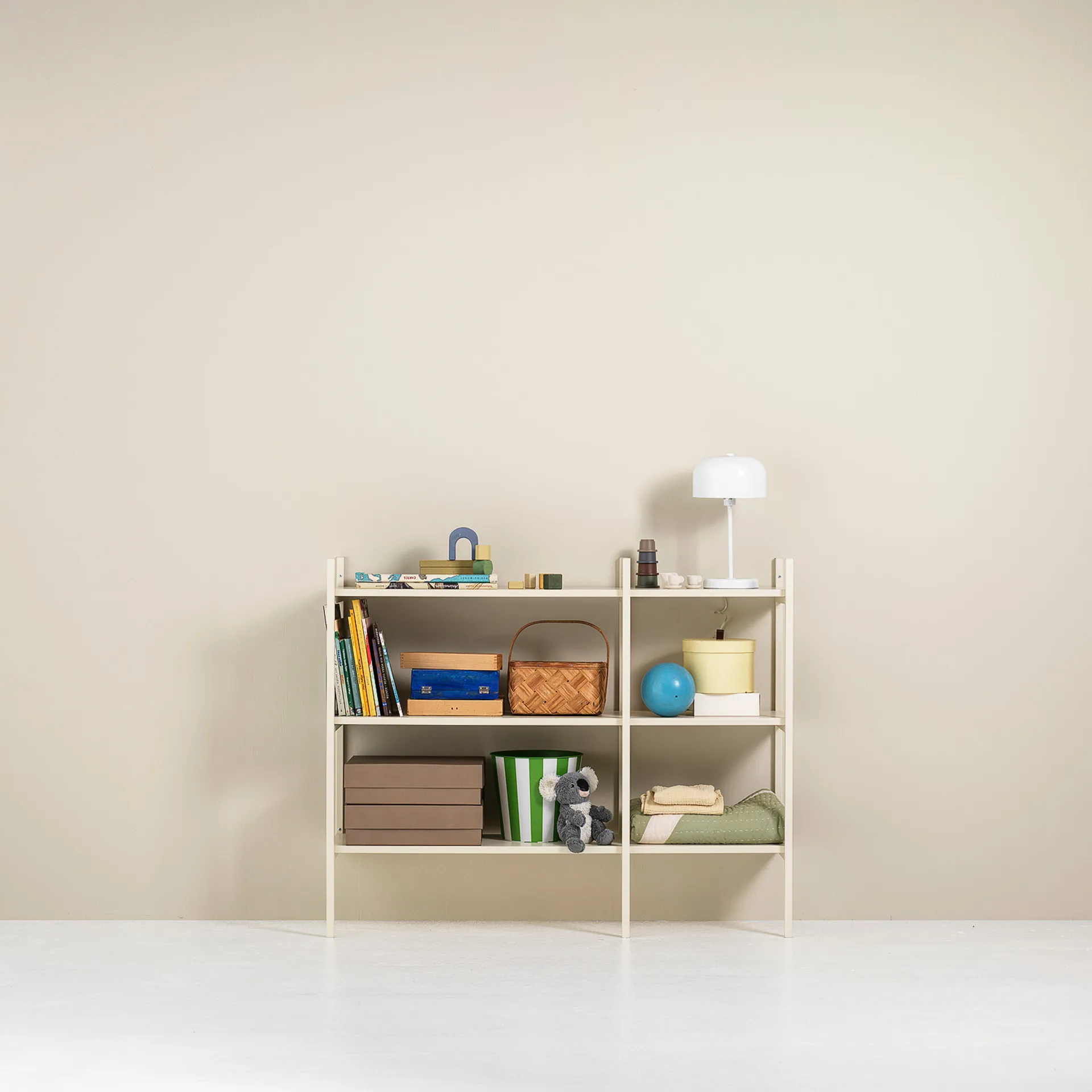 Portal-kirjahylly small, Off white, 123 cm TÔNN furniture