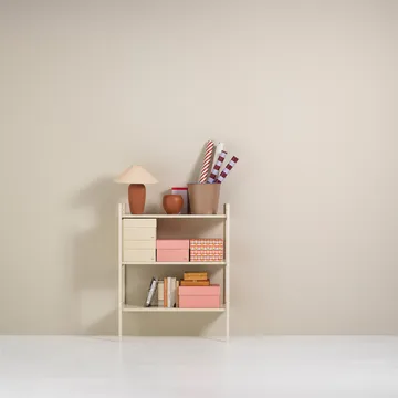 Portal-kirjahylly small, Off white, 80 cm - TÔNN furniture