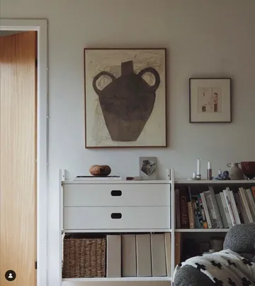Portal-kirjahylly small, White, 158 cm - TÔNN furniture