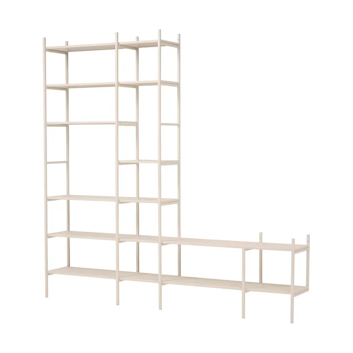 Portal TV-hylly, Off white, 244 cm - TÔNN furniture