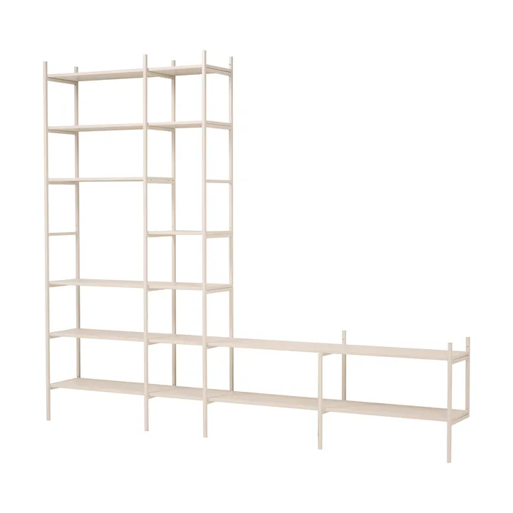 Portal TV-hylly, Off white, 279 cm - TÔNN furniture