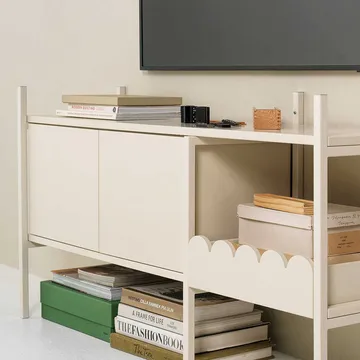 Portal tv-taso 123 cm - Off-white - TÔNN furniture