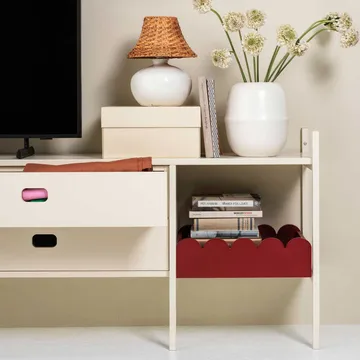 Portal tv-taso 201 cm - Off-white - TÔNN furniture