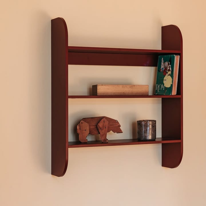 Strapats seinähylly 62x73,6 cm, Burgundy TÔNN furniture