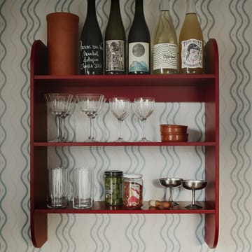 Strapats seinähylly 62x73,6 cm - Burgundy - TÔNN furniture