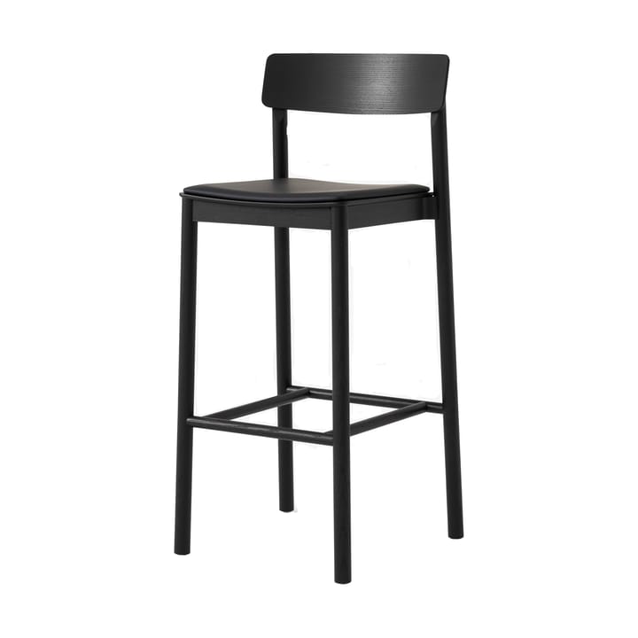 Betty TK17 Bar Chair baarituoli 75 cm - Noble musta nahka-mustalakattu saarni - &Tradition