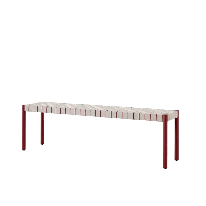 Betty TK5 -penkki - Maroon, luonnonpunottu pellavanauhaistuinosa - &Tradition