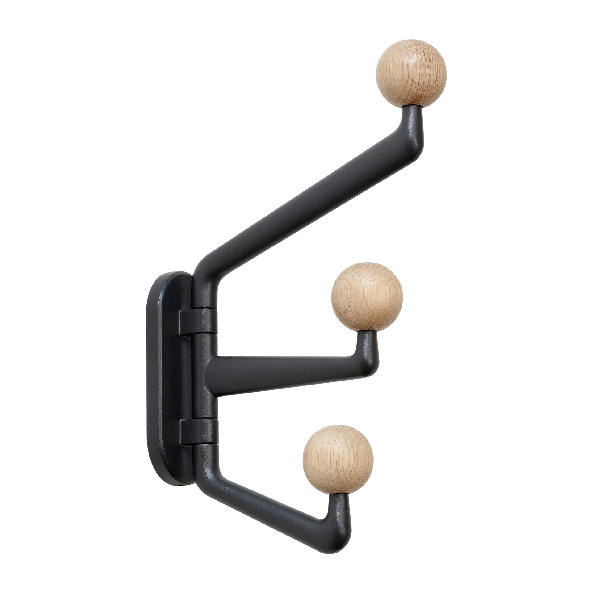 Capture SC74 -koukku small 3-vartinen, Graphite-Oak &Tradition