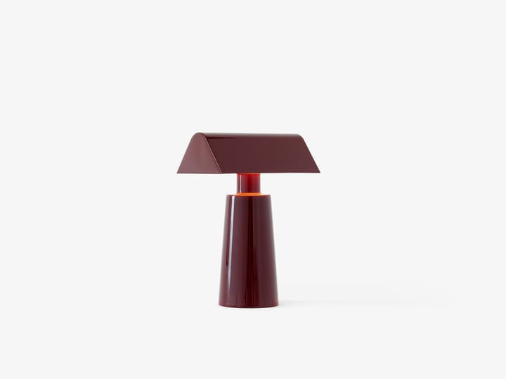 Caret MF1 portable -pöytävalaisin, Dark burgundy &Tradition