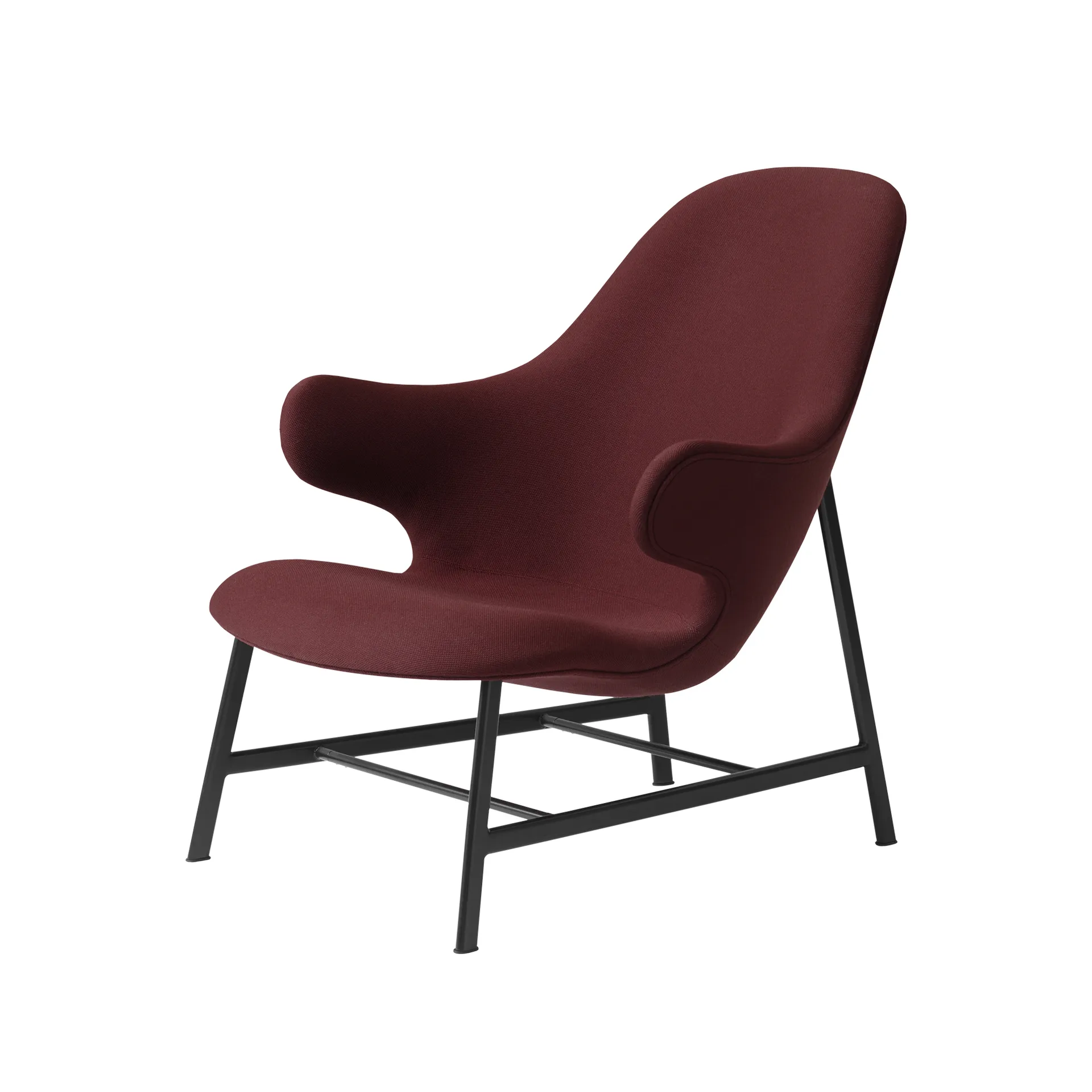 Catch JH13 -loungenojatuoli, Steelcut 615-mustat teräsjalat &Tradition