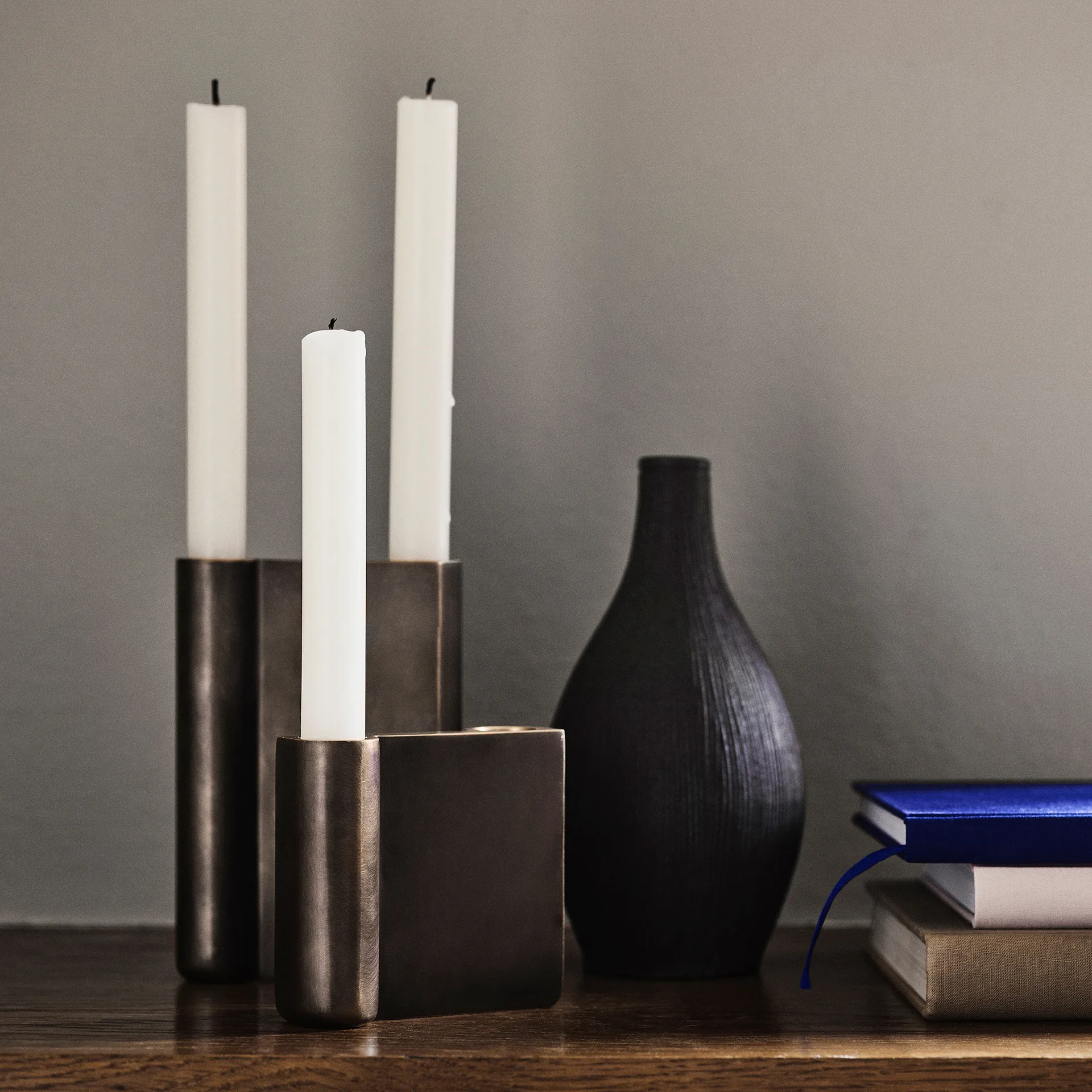 Collect kynttilänjalka SC39, Bronzed brass &Tradition