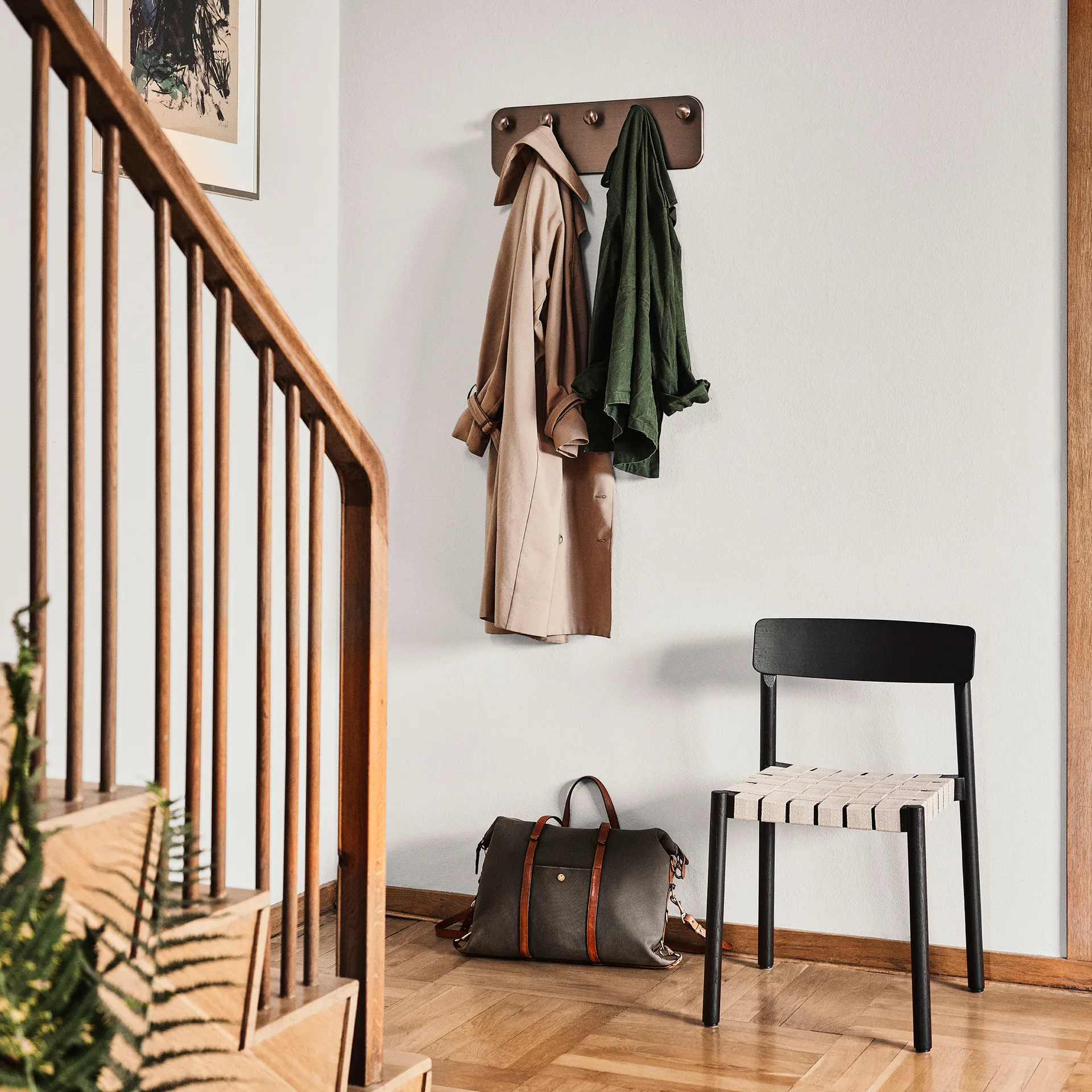 Collect nuppinaulakko SC47 54 cm, Bronzed brass &Tradition