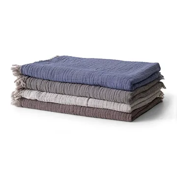 Collect puuvillahuopa SC32 140x210 cm - Cloud & Blue (beige-sininen) - &Tradition