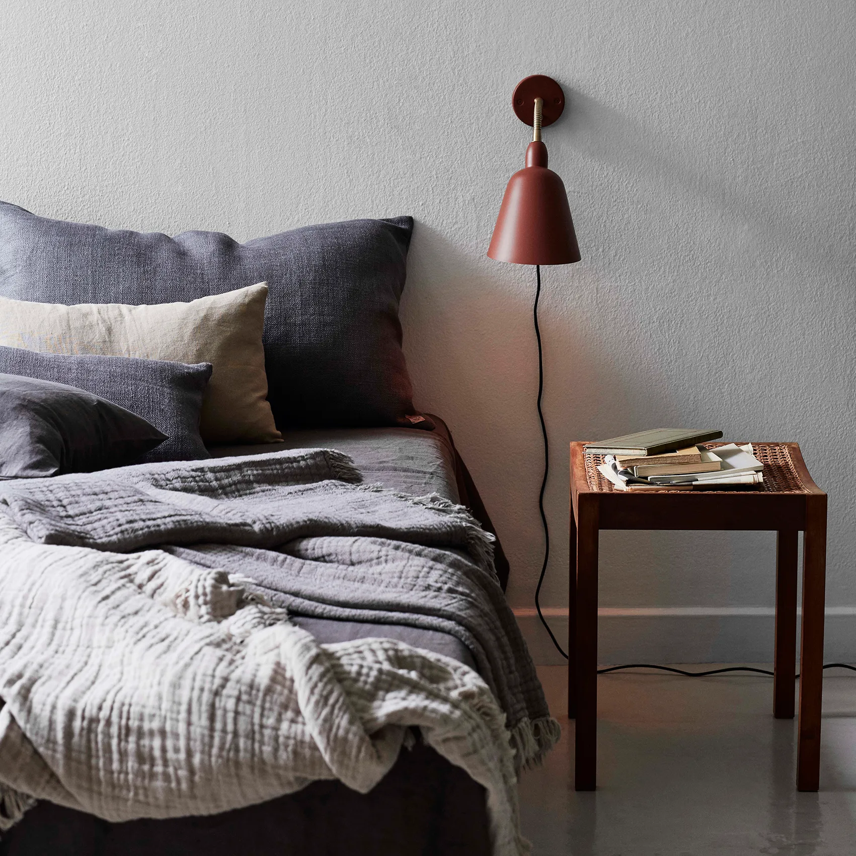 Collect puuvillahuopa SC33 260x260 cm, Cloud & Milk (beige-valkoinen) &Tradition