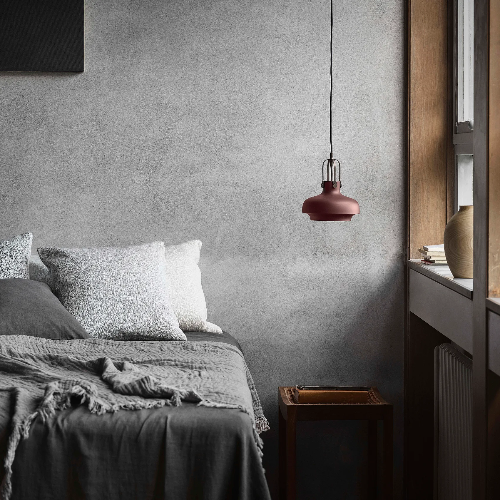 Collect tyyny SC28 Boucle 50x50 cm, Ivory (valkoinen) &Tradition