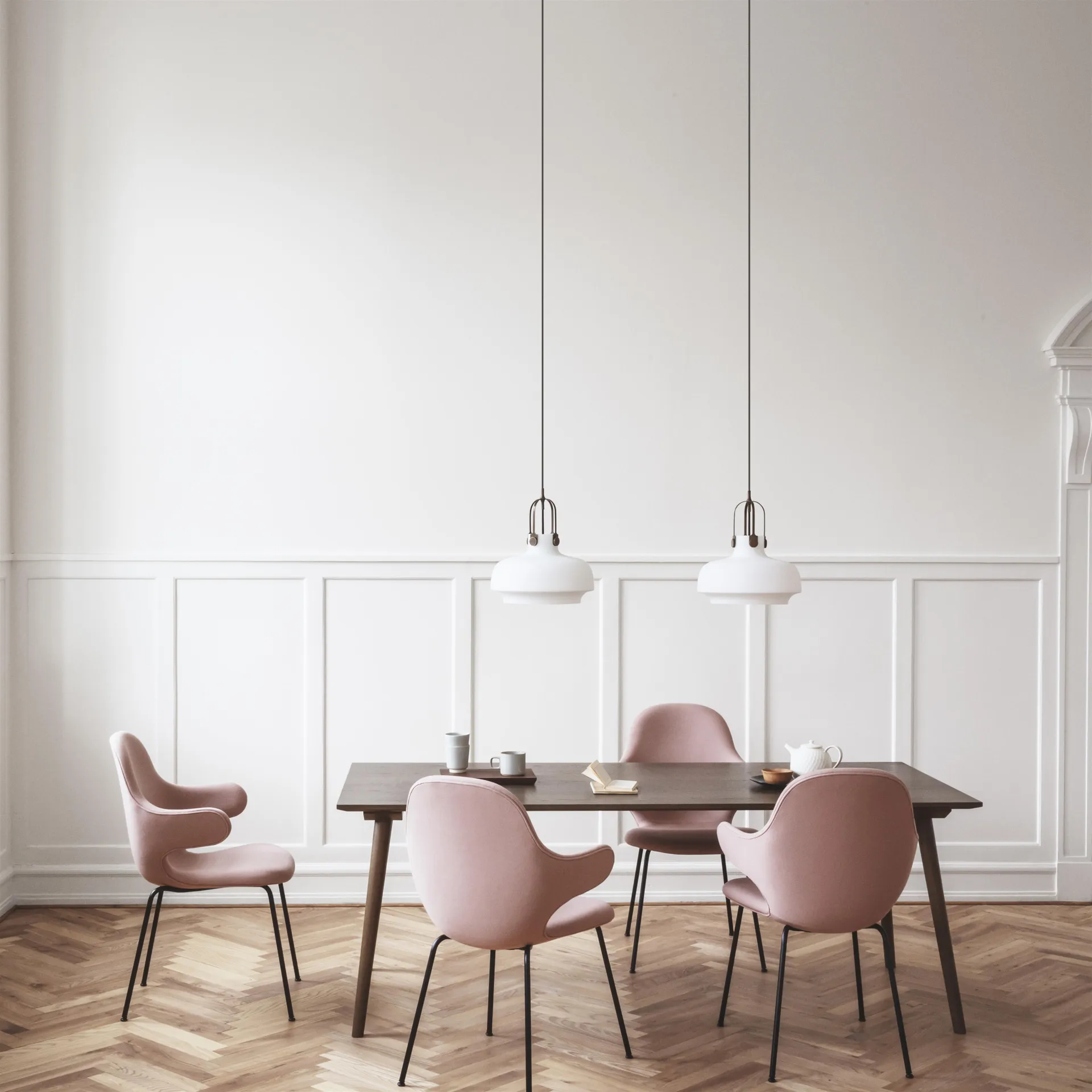 Copenhagen riippuvalaisin SC6, opaalilasi-messinki &Tradition