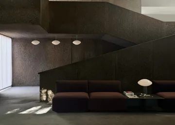 Develius EV3 sohvapöytä - Steel stone grey, Ø89×40 cm - &Tradition