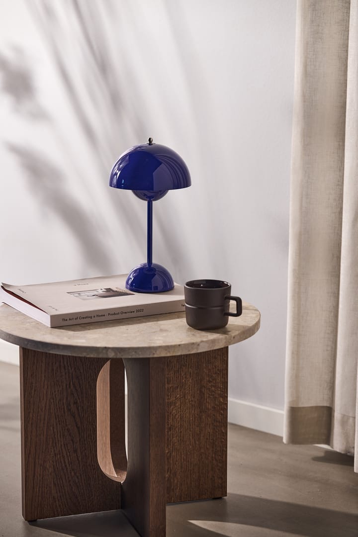 Flowerpot kannettava pöytävalaisin VP9 - Cobalt blue - &Tradition