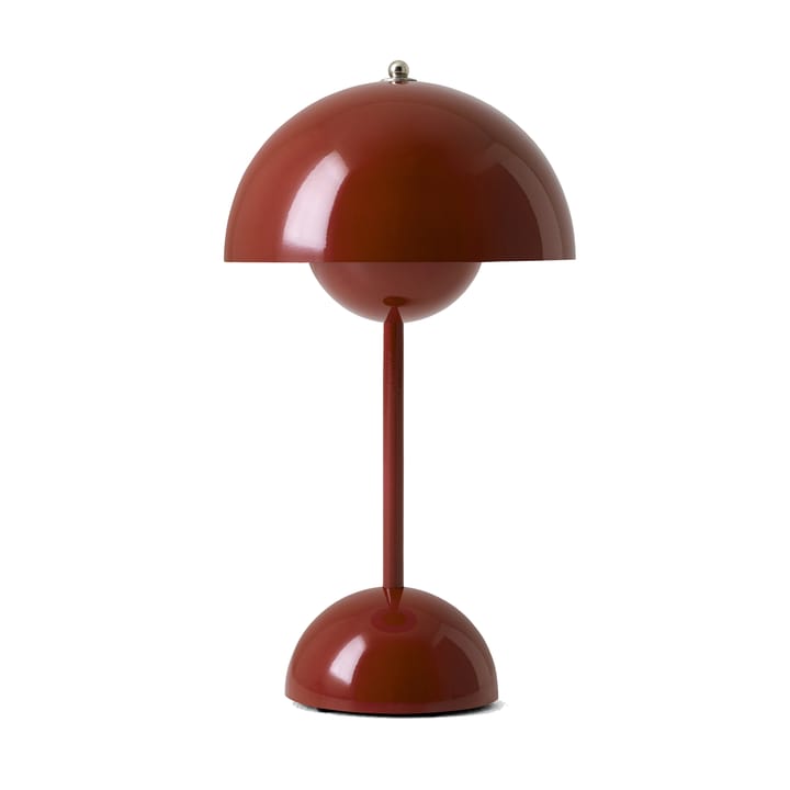 Flowerpot kannettava pöytävalaisin VP9 - Red brown - &Tradition