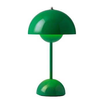 Flowerpot kannettava pöytävalaisin VP9 - Signal green - &Tradition