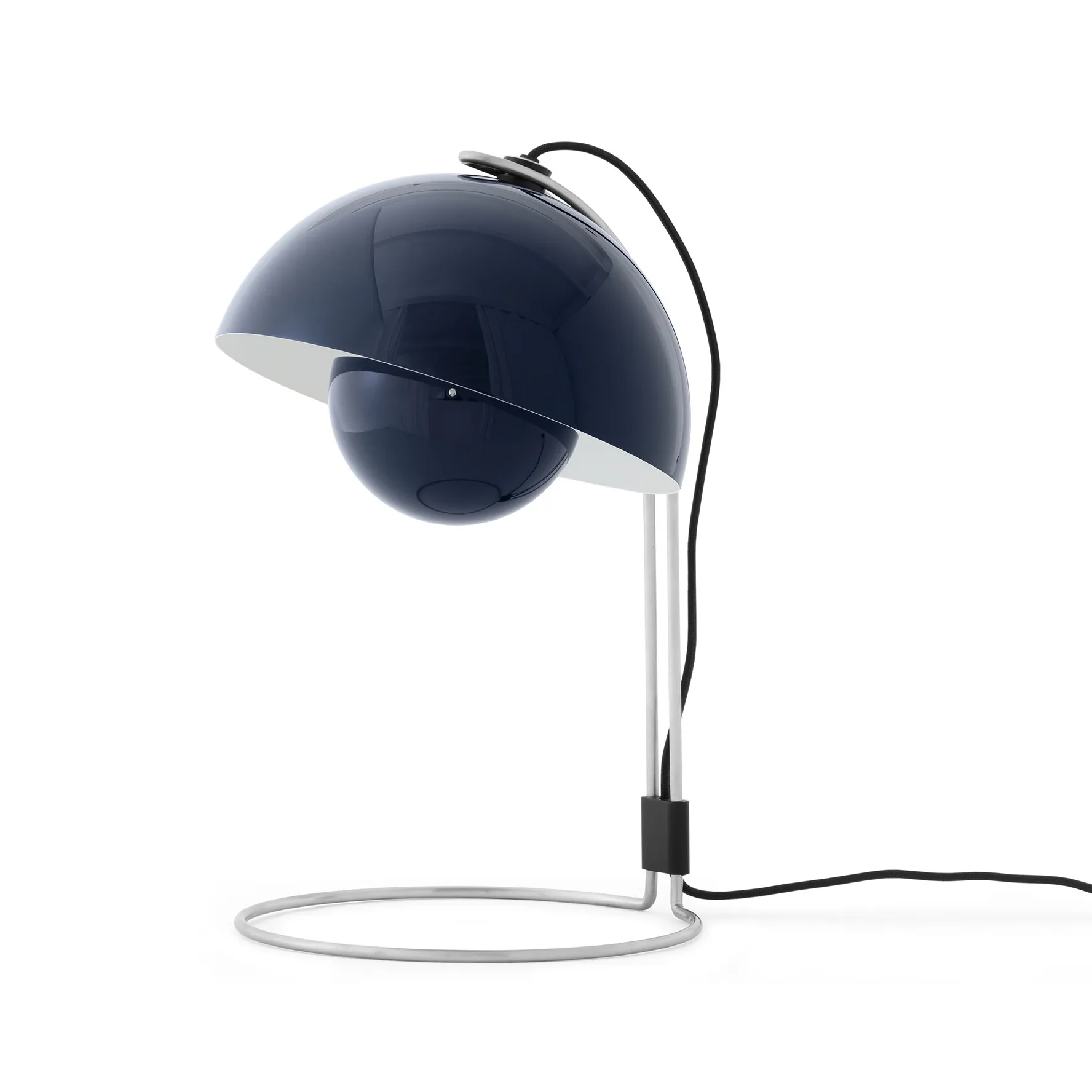 FlowerPot pöytävalaisin VP4, Teräksen­sininen &Tradition