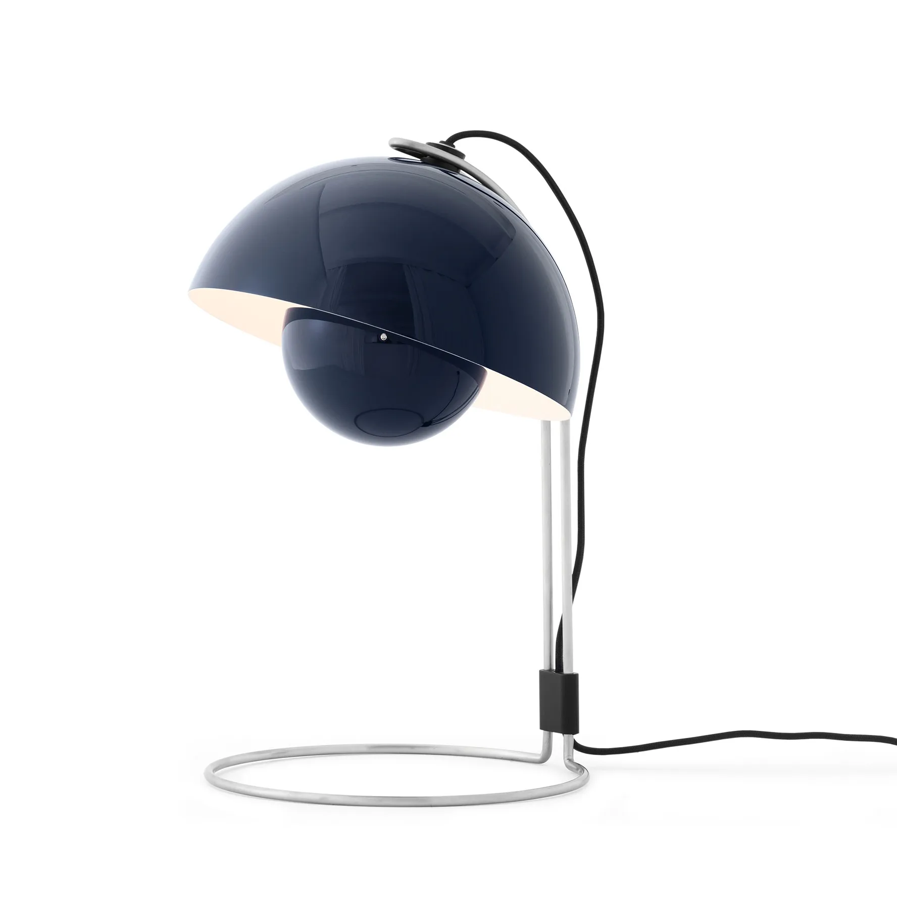 FlowerPot pöytävalaisin VP4, Teräksen­sininen &Tradition