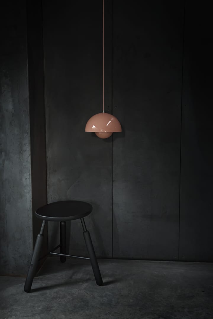 Flowerpot VP1 riippuvalaisin, Beige-punainen &Tradition